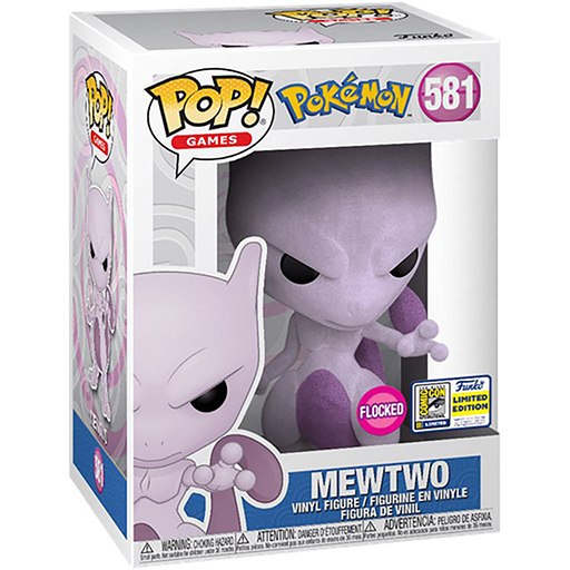 Figurine POP Mewtwo (Flocked) (Pokémon)